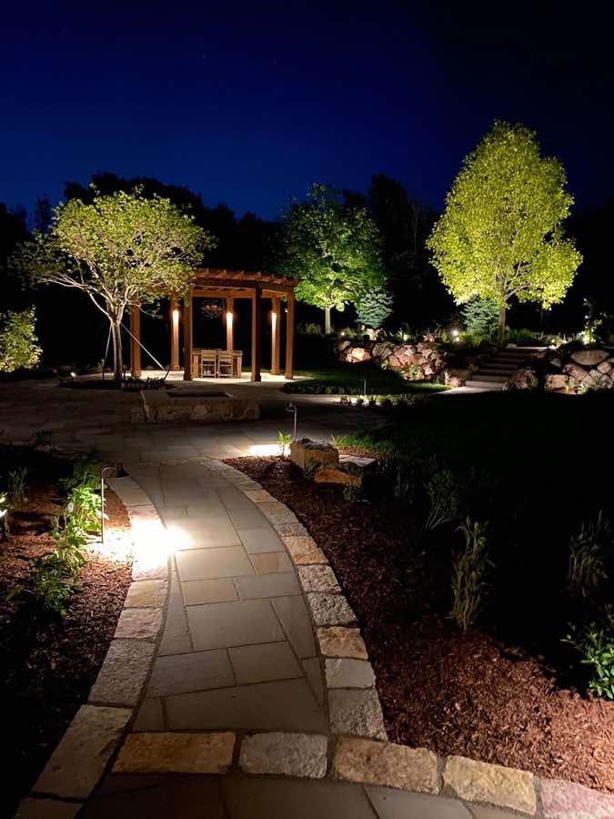 Outdoor Lighting Project near Highland Village